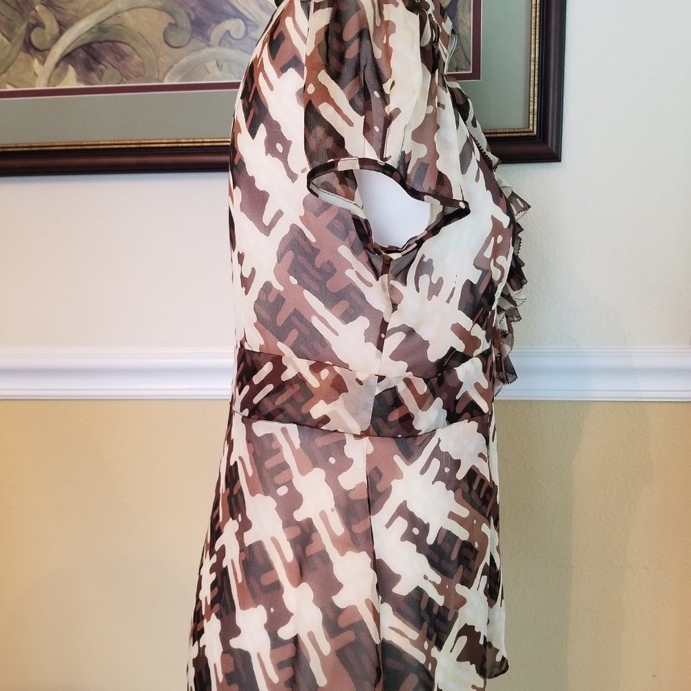 Diane Von Furstenberg Silk Blouse Size 10 - Picture 4 of 8